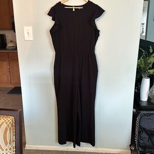 Apt 9 Flutter Sleeve Wide Leg Pantsuit
